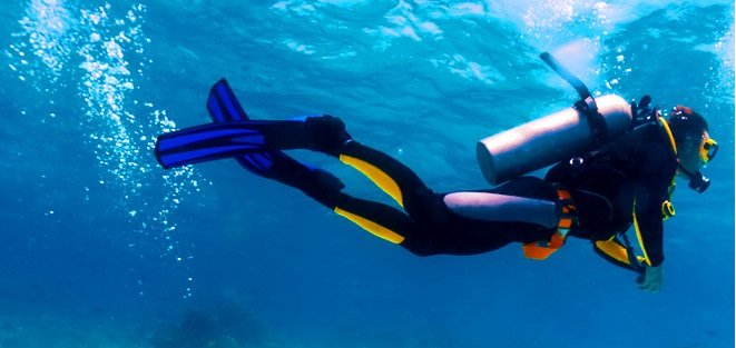 Scuba diving at Grand Island - Joy Goa
